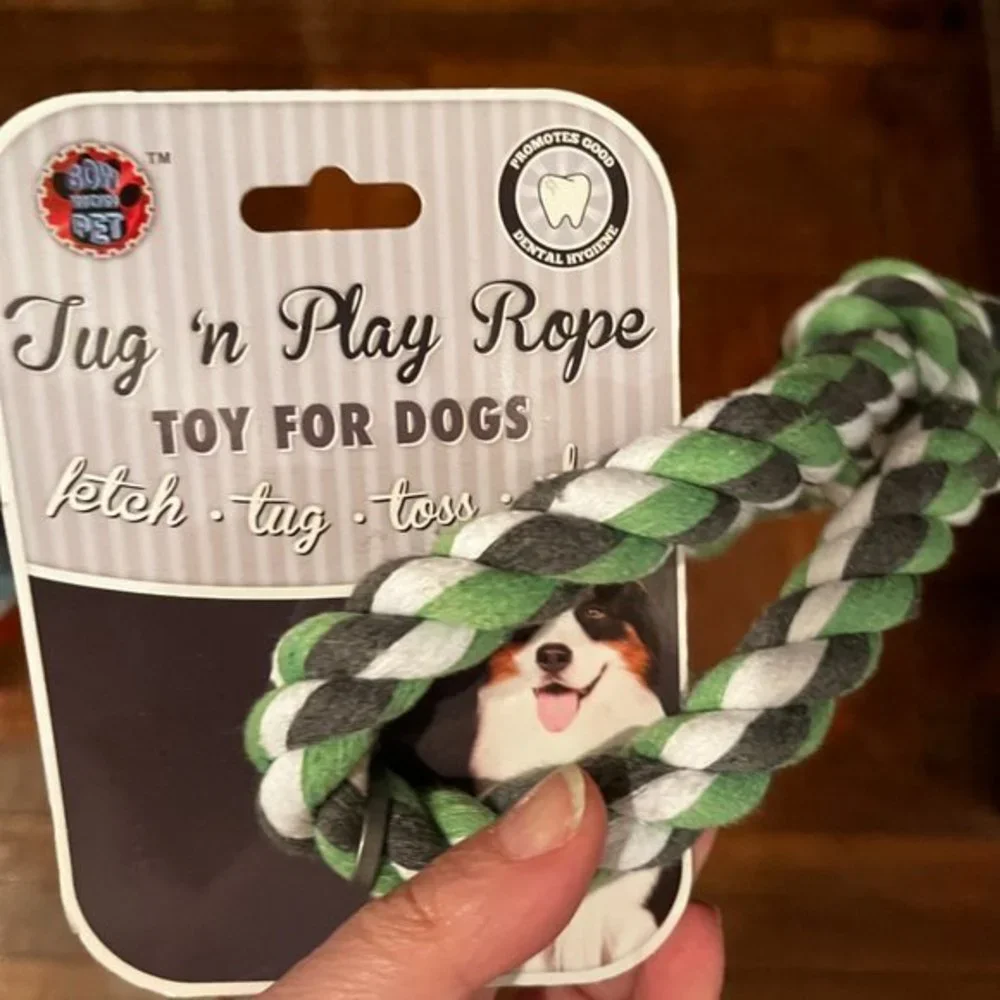 Pooch Pen (Kennel‎ that Pops Up), 2 Squeaky Dog Toys & Rope Toy HOST PICK!!